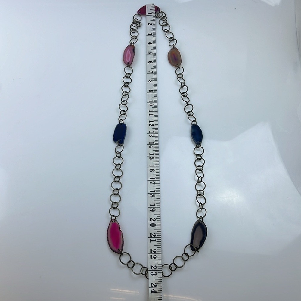 Beautiful Long Statement Piece Necklace N260-69 - image 2